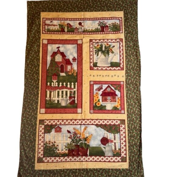 🛒 $8 Fabric Panel Material - Spring Panel already started DIY #152 - Picture 1 of 9